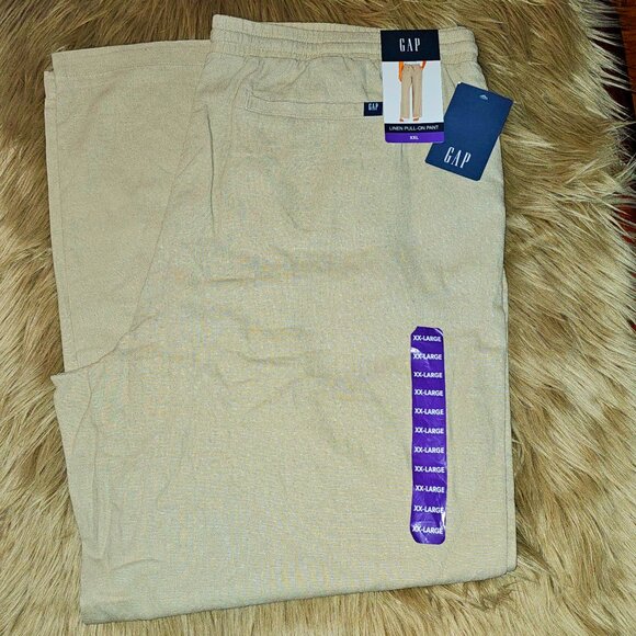 GAP - LINEN PULL-ON PANTS - Picture 3 of 9